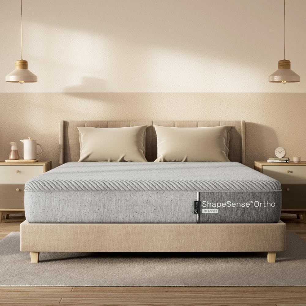 Wakefit ShapeSense Orthopedic Classic Memory Foam Mattress | 10 Years Warranty | Mattress King Bed, 6-Inch Bed Mattress, King Size (78x72x6 Inches, Medium Firm)